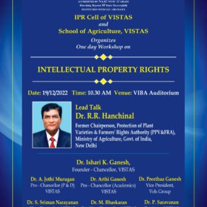 One Day Workshop on Intellectual Property Rights
