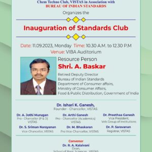 Inauguration of Standards Club
