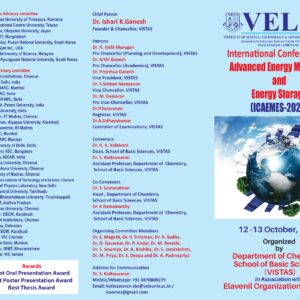 International Conference on Advanced Energy Materials and Energy Storage (ICAEMES 2023)