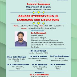 GENDER STEREOTYPING IN LANGUAGE AND LITERATURE