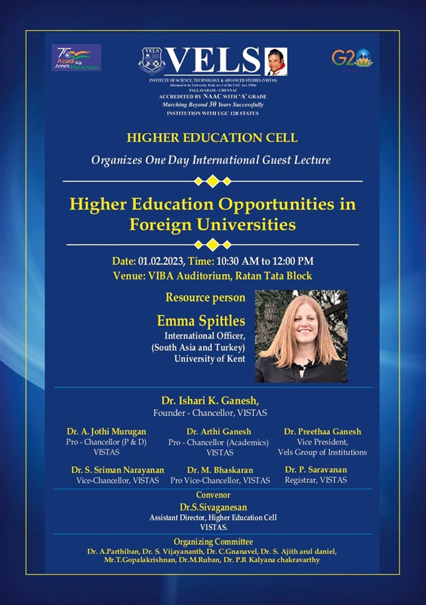 Higher Education Opportunities In Foreign Universities