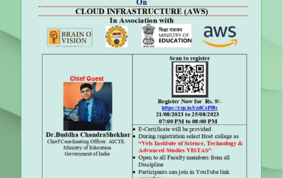 Virtual National Level FDP on CLOUD INFRASTRUCTURE(AWS)
