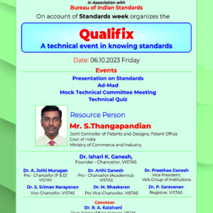 Qualifix a Technical event in Knowing standards