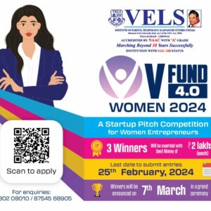 V FUND WOMEN 2024 – A start-up pitch competition for women entrepreneurs