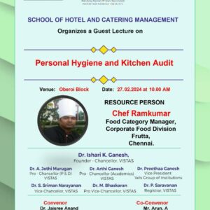 Personal Hygiene and Kitchen Audit